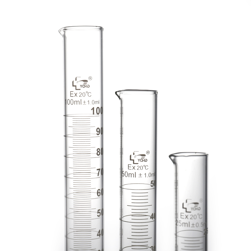 Measuring Cylinder, with glass hexagonal base